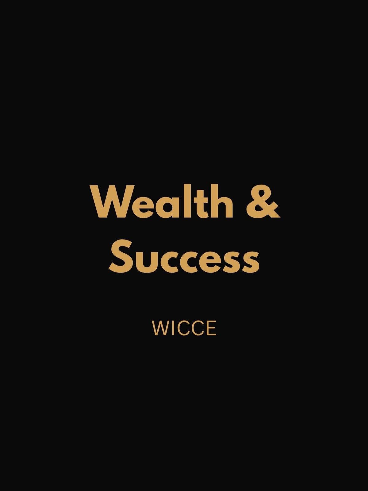 Success & Wealth