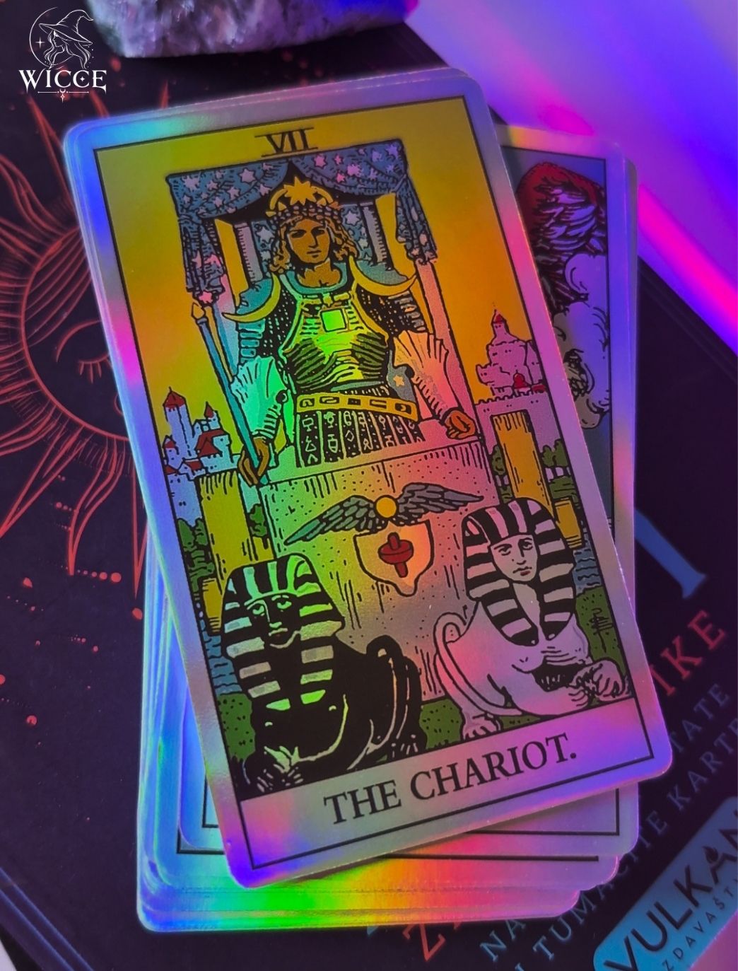 Near future 30 days tarot reading with Rider Waite card 'THE CHARIOT'.
