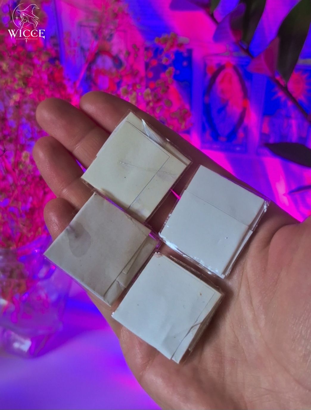 Traditional Slavic Amulet with Raskovnik and protective herbs shown outside the velvet pouches.
